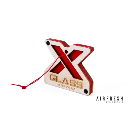 Zawieszki drewniane z filcem i logotypem klienta (1 000 szt.)